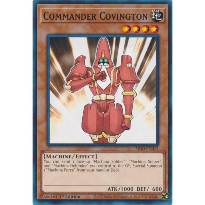 Image for Commander Covington (SR10-EN013) (SR10) - YuGiOh