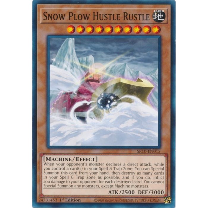 Image for Snow Plow Hustle Rustle (SR10-EN015) (SR10) - YuGiOh