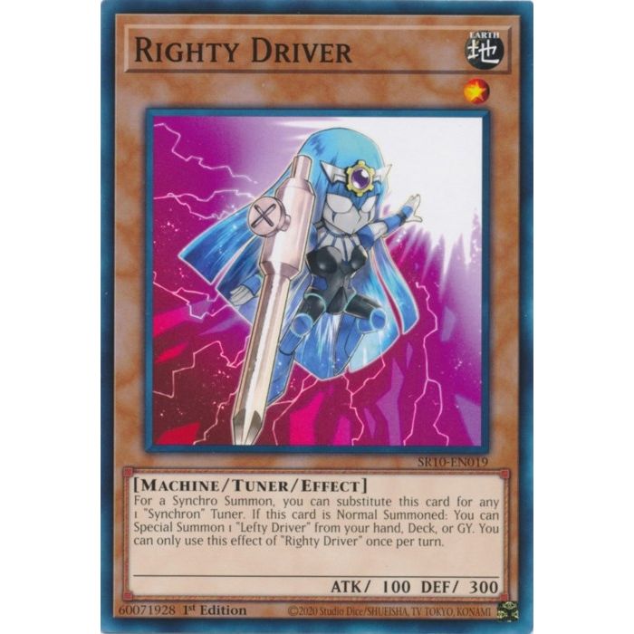 Image for Righty Driver (SR10-EN019) (SR10) - YuGiOh