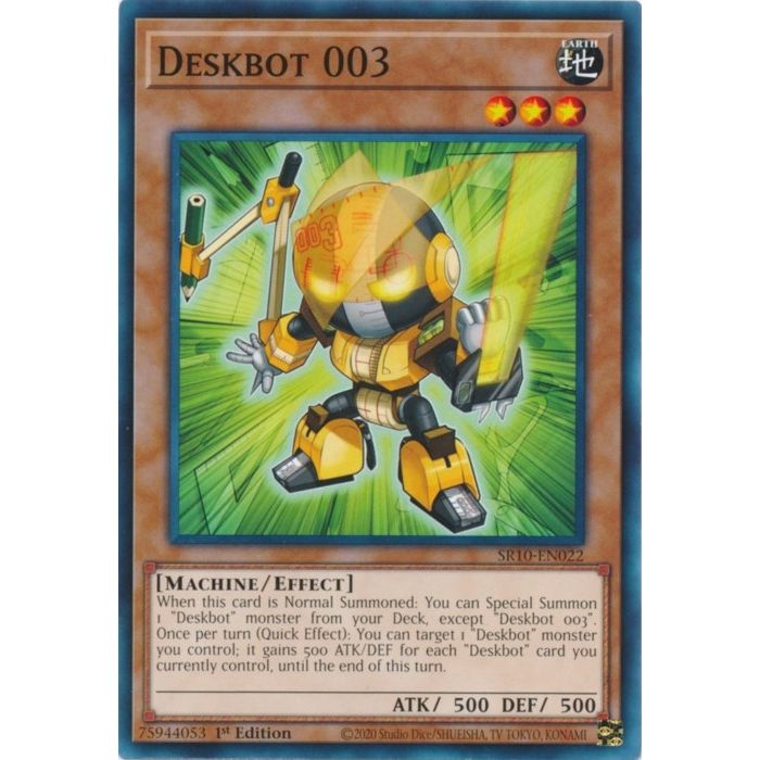 Image for Deskbot 003 (SR10-EN022) (SR10) - YuGiOh
