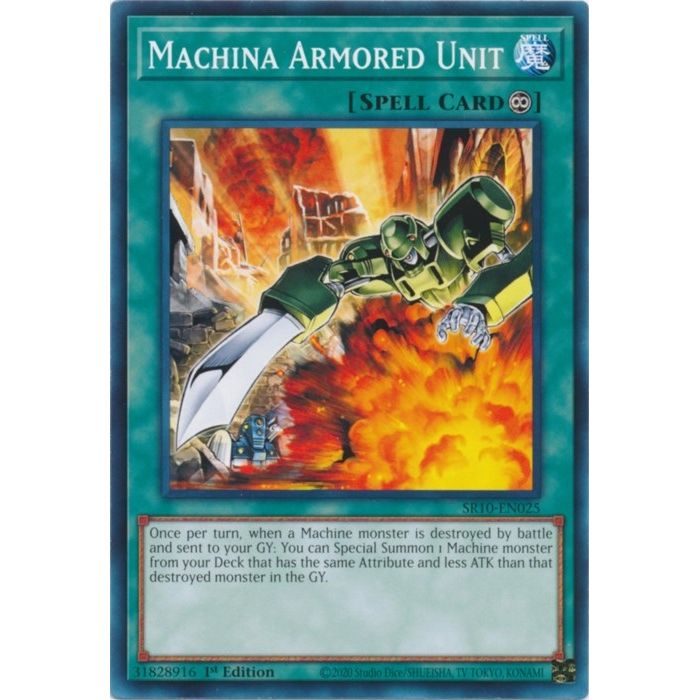 Image for Machina Armored Unit (SR10-EN025) (SR10) - YuGiOh