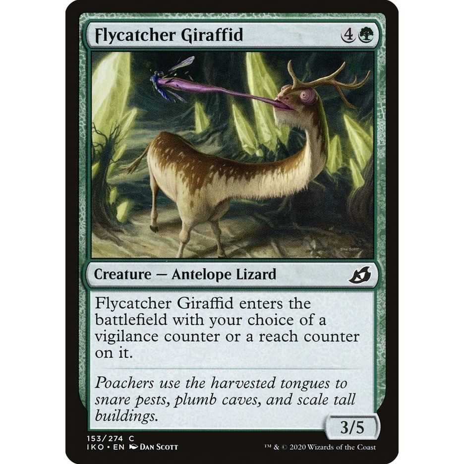 Image for Flycatcher Giraffid (153) (IKO) - Magic: The Gathering