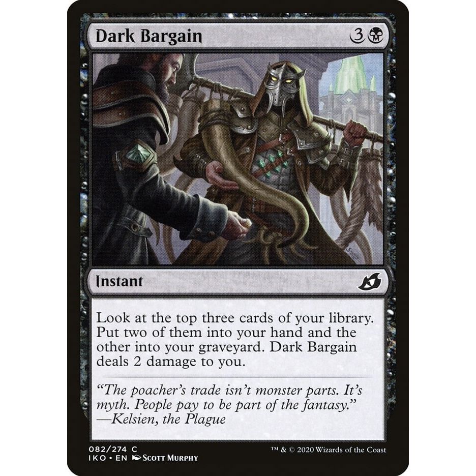 Image for Dark Bargain (82) (IKO) - Magic: The Gathering
