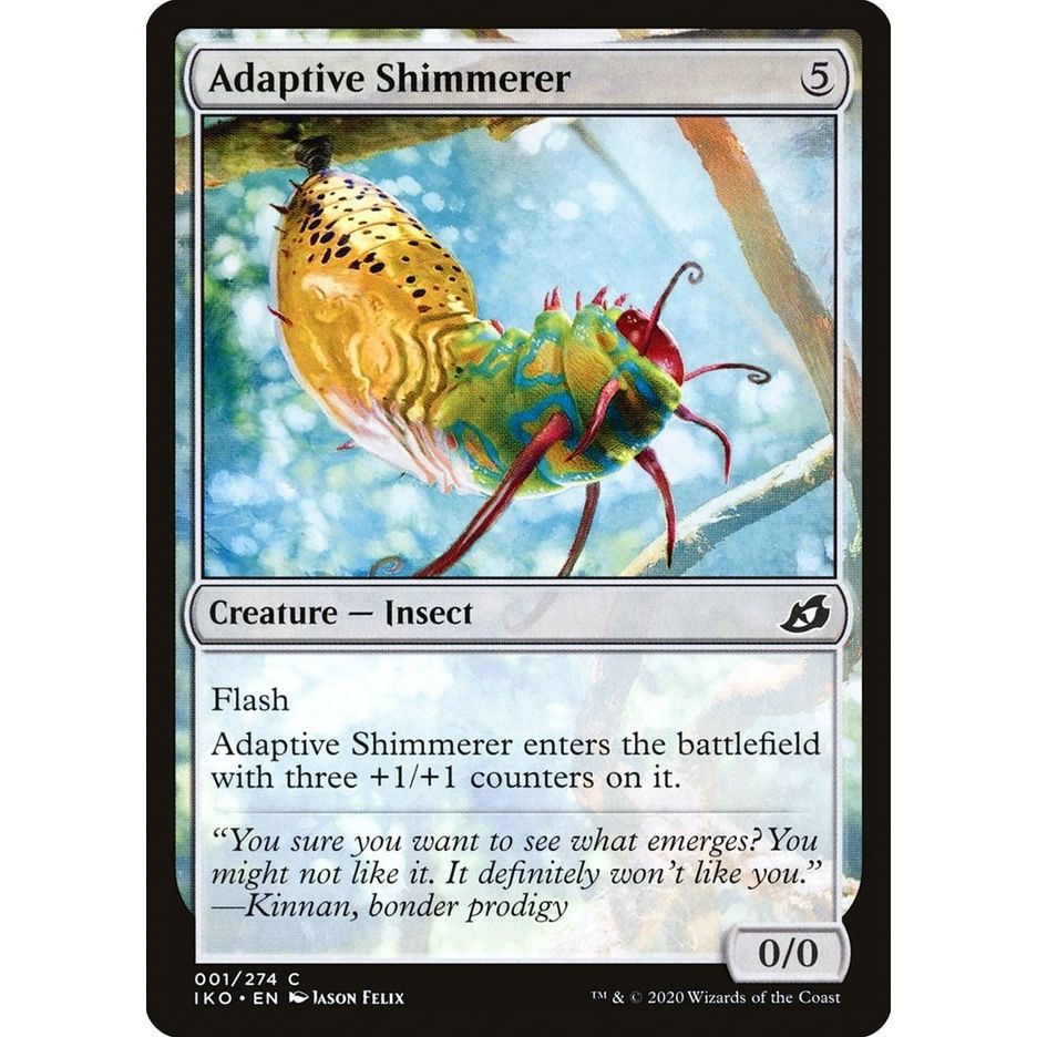 Image for Adaptive Shimmerer (1) (IKO) - Magic: The Gathering