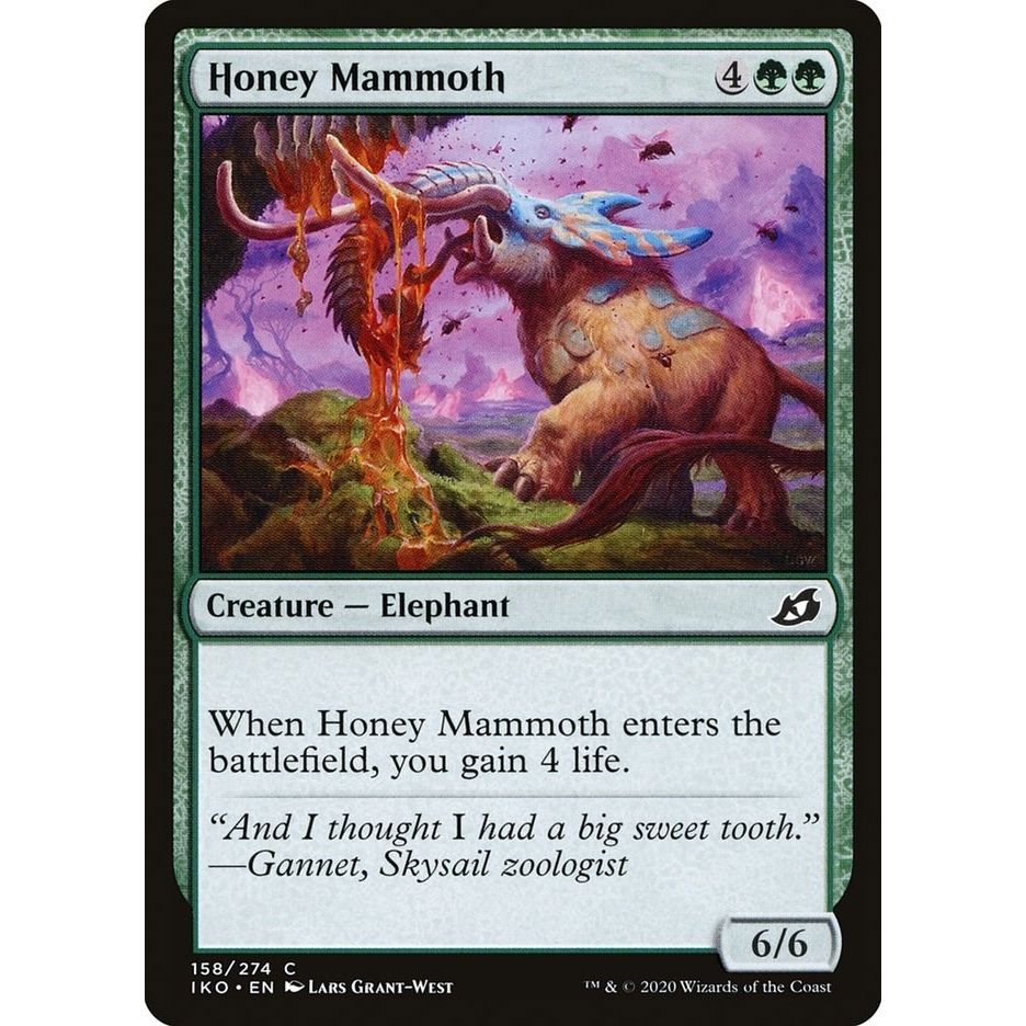 Image for Honey Mammoth (158) (IKO) - Magic: The Gathering
