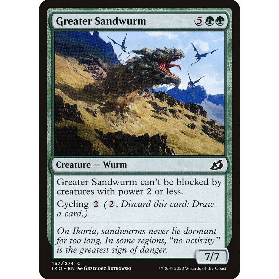 Image for Greater Sandwurm (157) (IKO) - Magic: The Gathering
