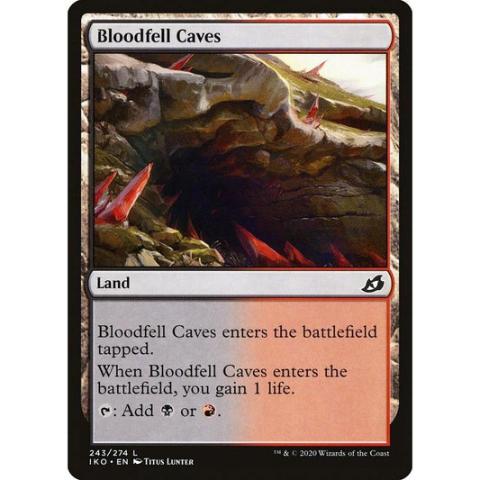Image for Bloodfell Caves (243) (IKO) - Magic: The Gathering