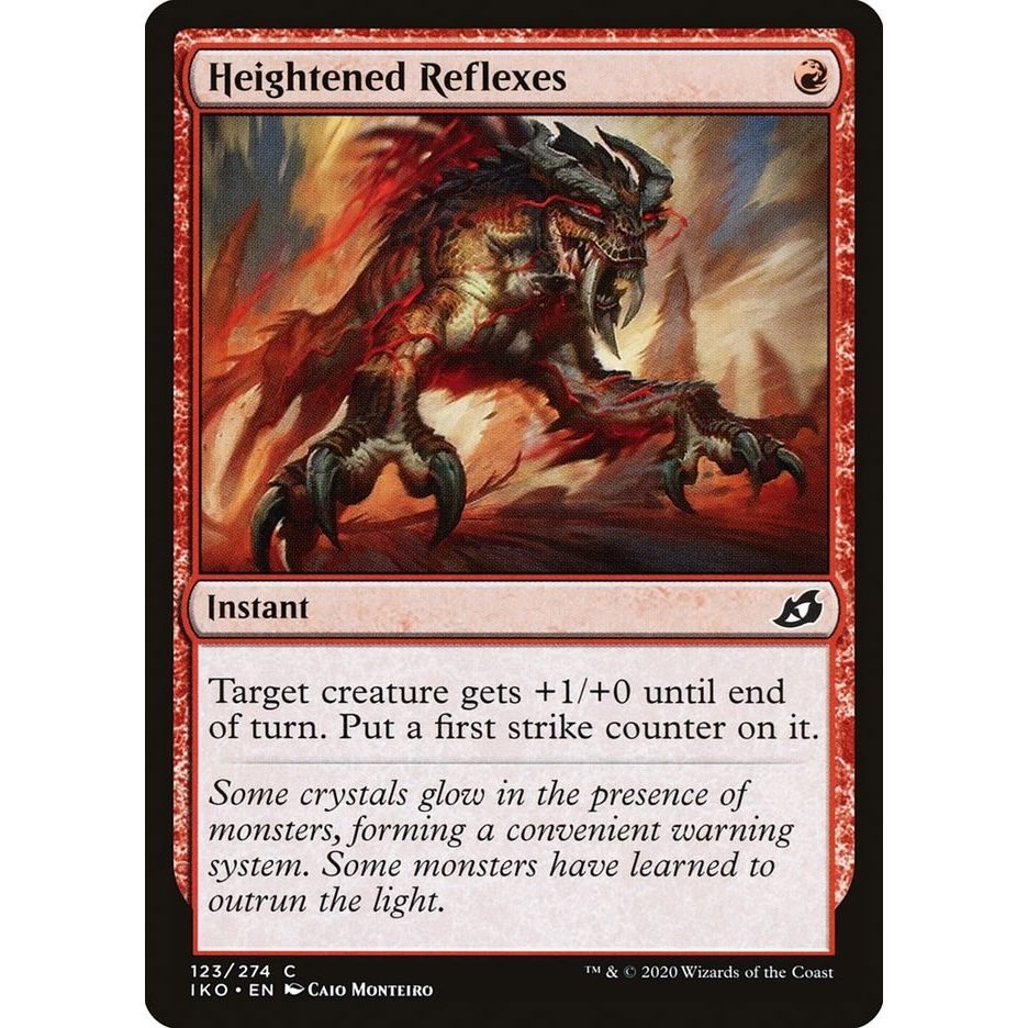 Image for Heightened Reflexes (123) (IKO) - Magic: The Gathering