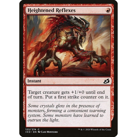 Image for Heightened Reflexes (123) (IKO) - Magic: The Gathering