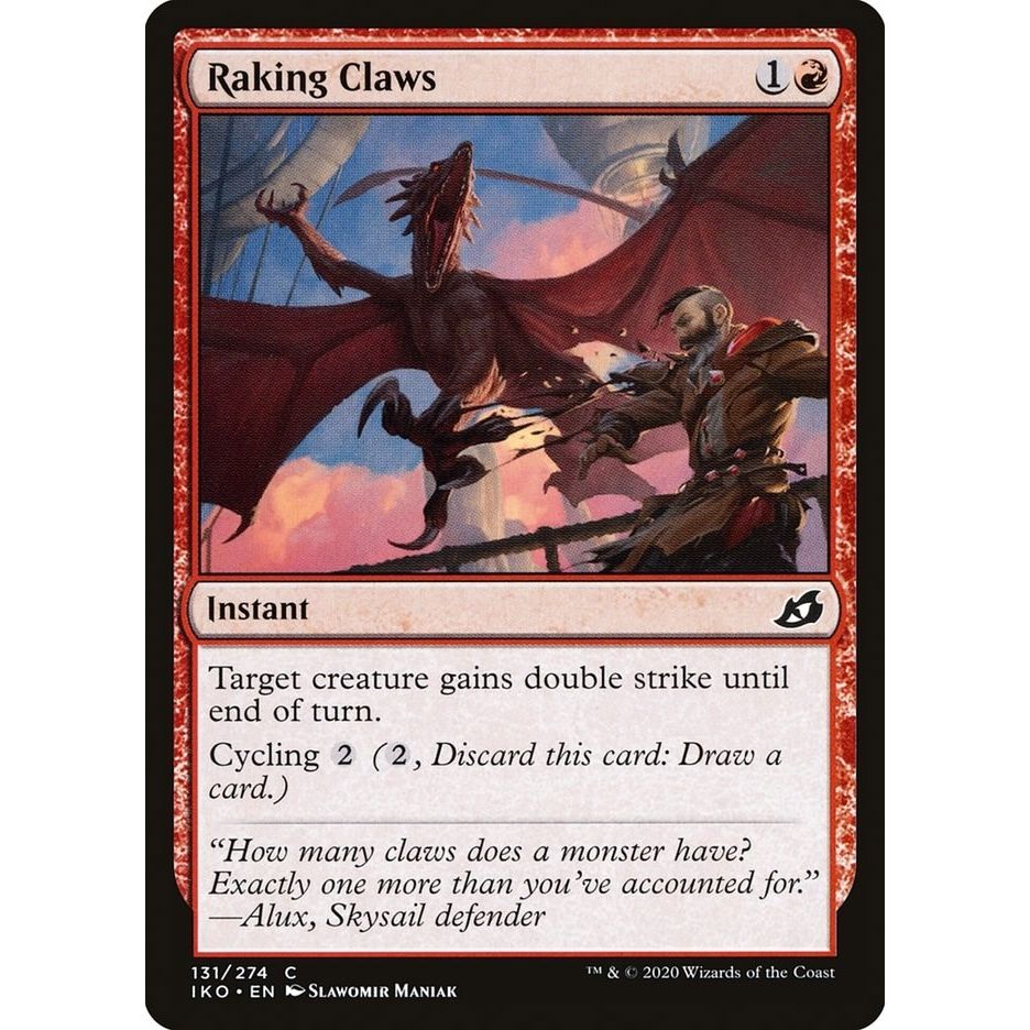 Image for Raking Claws (131) (IKO) - Magic: The Gathering