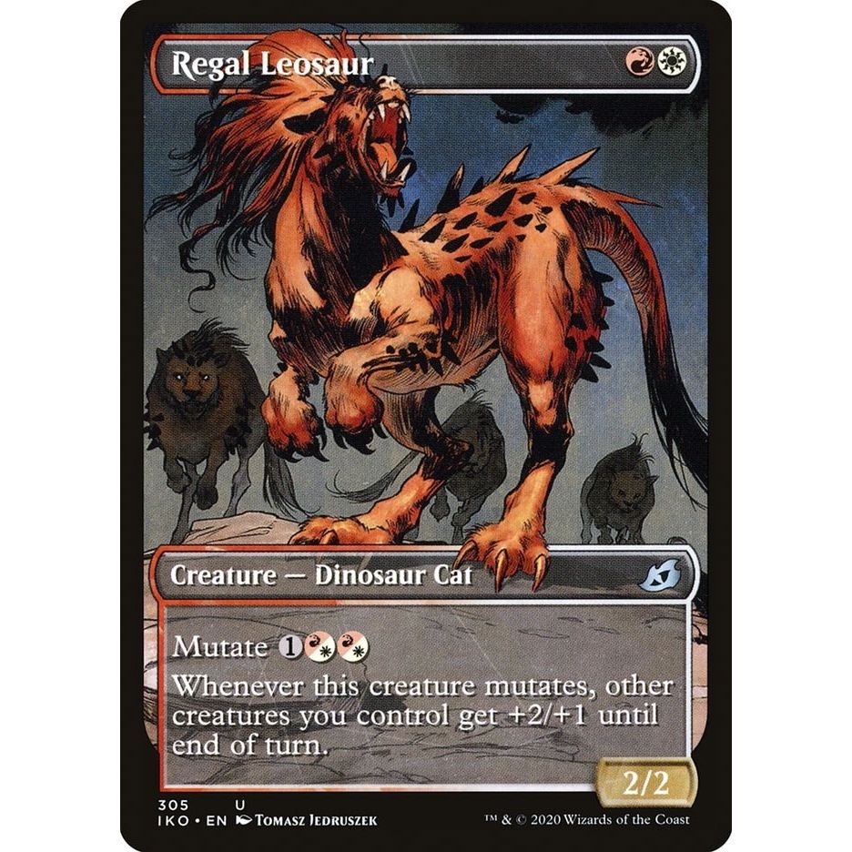 Image for Regal Leosaur (Showcase) (305) (IKO) - Magic: The Gathering
