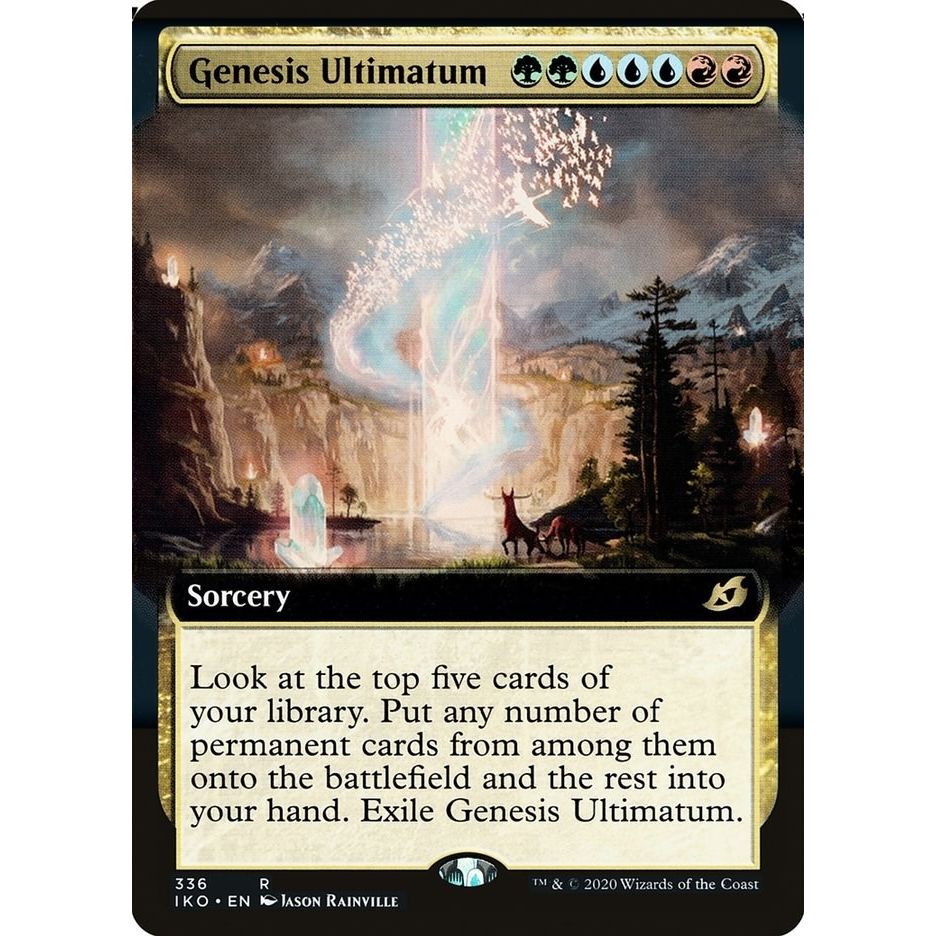 Image for Genesis Ultimatum (Extended Art) (336) (IKO) - Magic: The Gathering