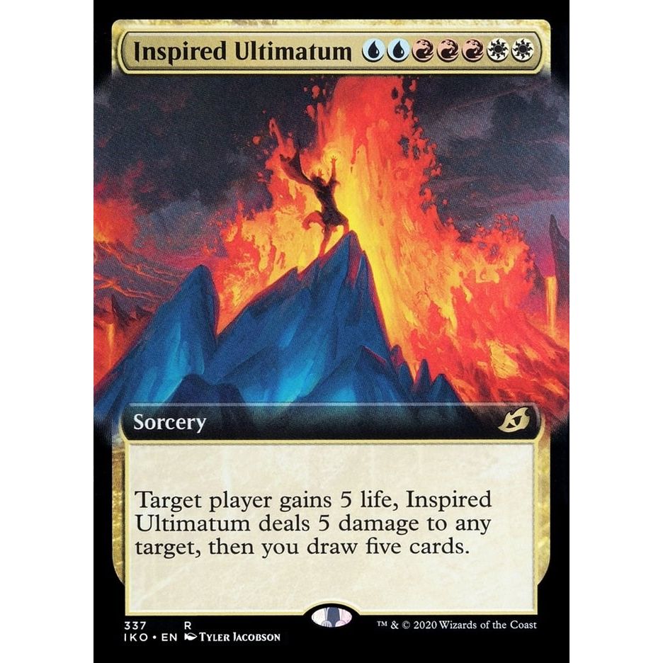 Image for Inspired Ultimatum (Extended Art) (337) (IKO) - Magic: The Gathering