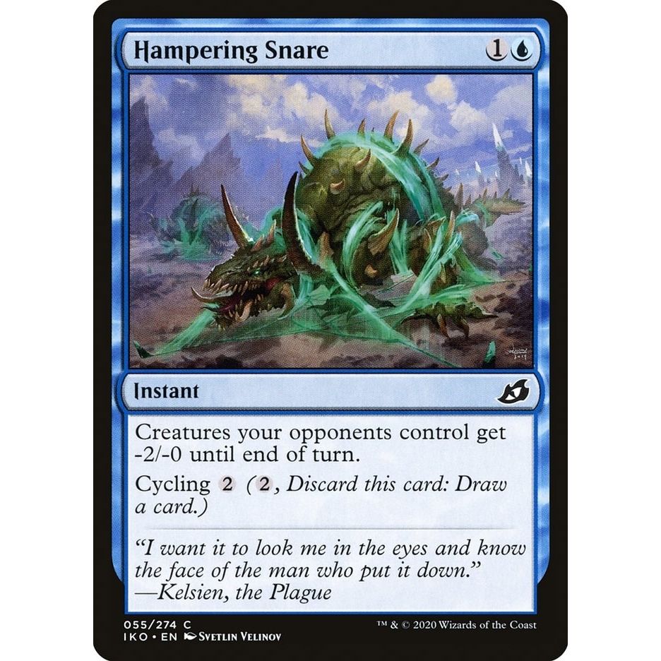 Image for Hampering Snare (55) (IKO) - Magic: The Gathering