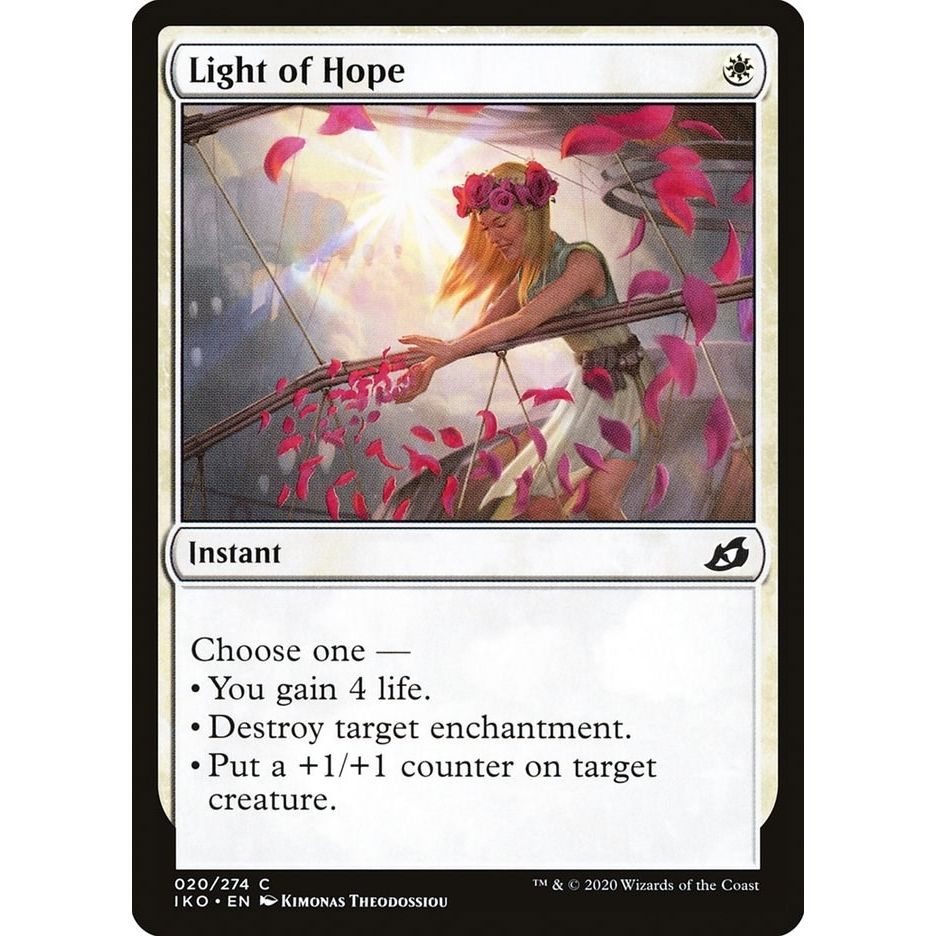 Image for Light of Hope (20) (IKO) - Magic: The Gathering