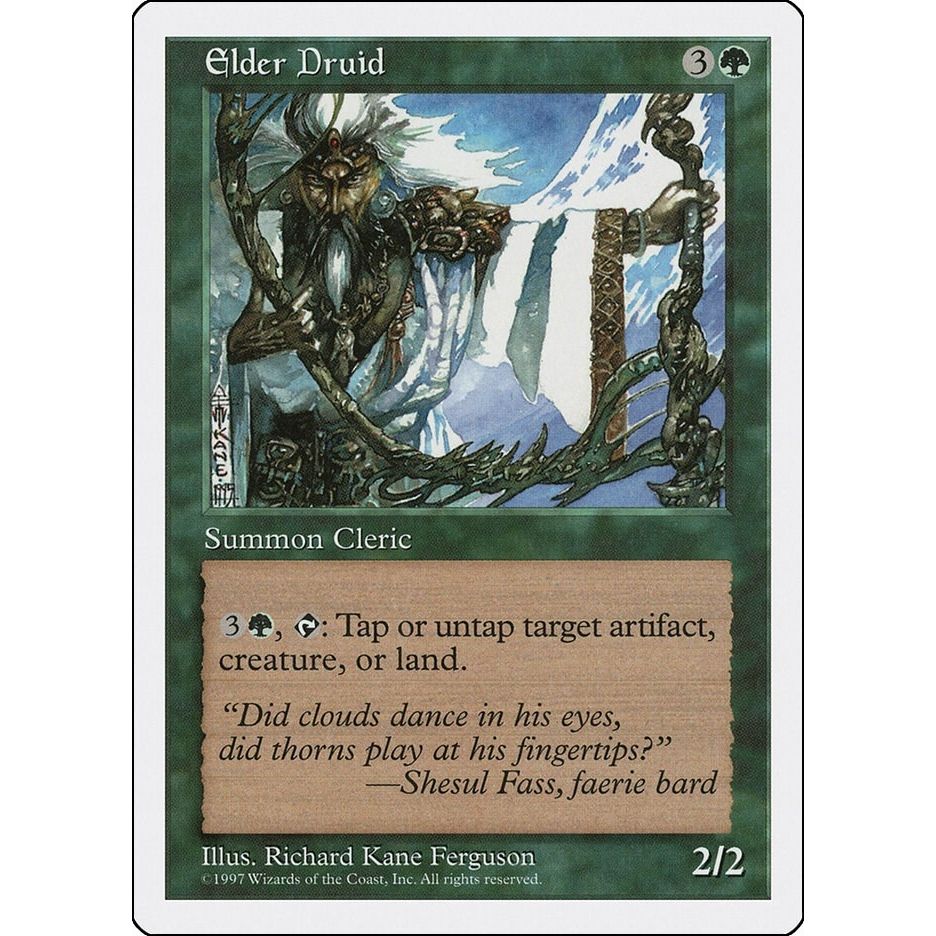 Image for Elder Druid (5ED) - Magic: The Gathering