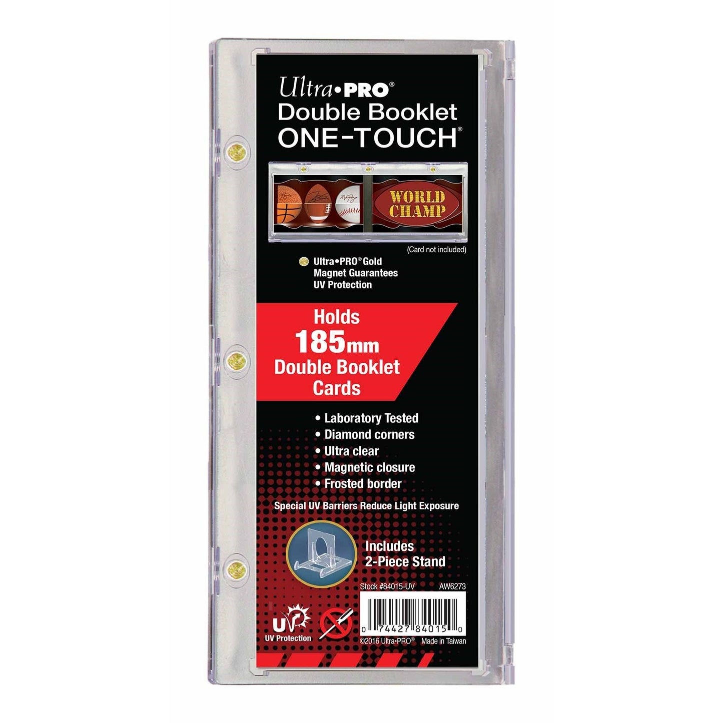 Image for UV One-Touch Booklet Card Holder 185mm - Collectible Storage