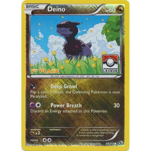 Image for Deino - 97/113 (Pokemon League) [1st Place] (097/113) (PR) - Pokemon