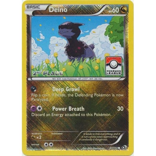Image for Deino - 97/113 (Pokemon League) [2nd Place] (097/113) (PR) - Pokemon