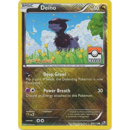 Image for Deino - 97/113 (Pokemon League) [4th Place] (097/113) (PR) - Pokemon