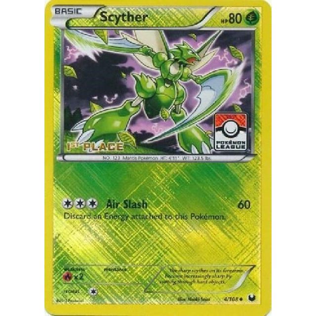 Image for Scyther - 4/108 (Pokemon League) [1st Place] (004/108) (PR) - Pokemon
