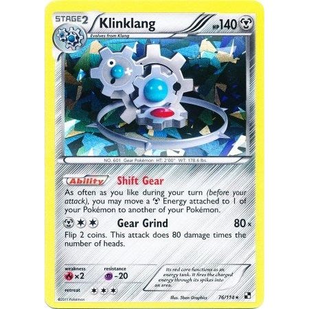 Image for Klinklang - 76/114 (Cracked Ice Holo) (076/114) (BLE) - Pokemon