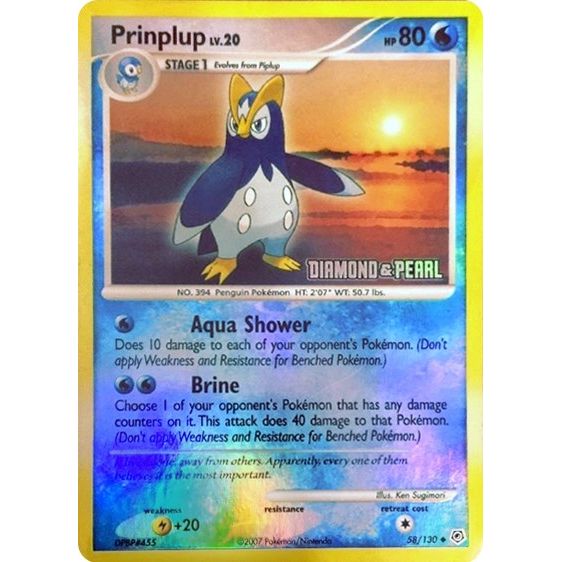 Image for Prinplup - 58/130 [Diamond & Pearl] (058/130) (BKP) - Pokemon