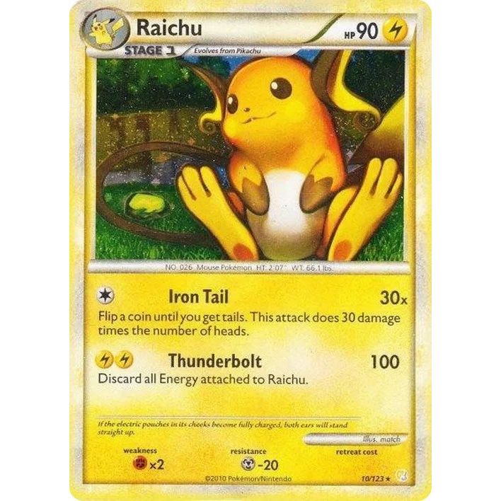 Image for Raichu - 10/123 (Cracked Ice Holo) (010/123) (PR) - Pokemon