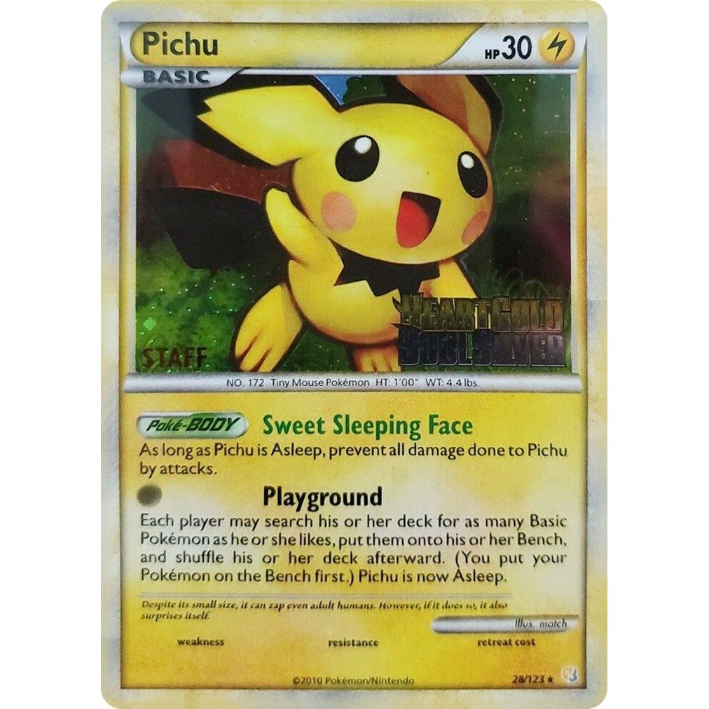 Image for Pichu - 28/123 (Prerelease) [Staff] (28/123) (PR) - Pokemon