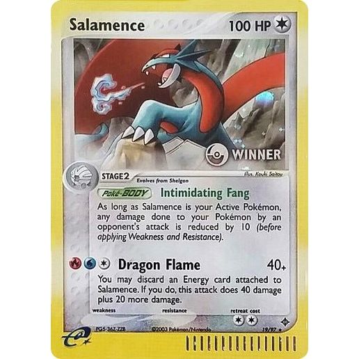 Image for Salamence - 19/97 (e-League) [Winner] (19/97) (PR) - Pokemon