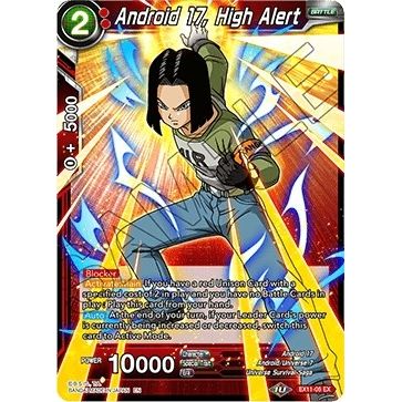Image for Android 17, High Alert (EX11-05) (DBS-BE11) - Dragon Ball Super: Masters