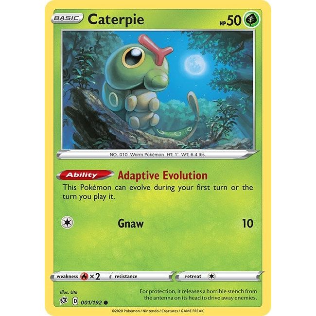 Image for Caterpie (001/192) (SWSH02) - Pokemon