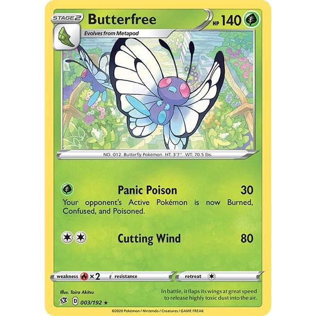 Image for Butterfree (003/192) (SWSH02) - Pokemon