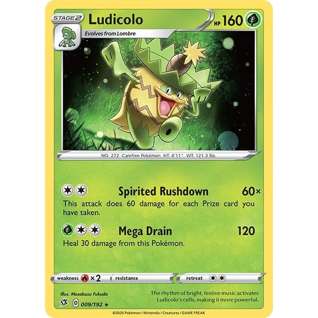 Image for Ludicolo (009/192) (SWSH02) - Pokemon