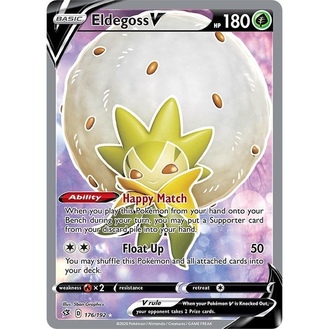 Image for Eldegoss V (Full Art) (176/192) (SWSH02) - Pokemon