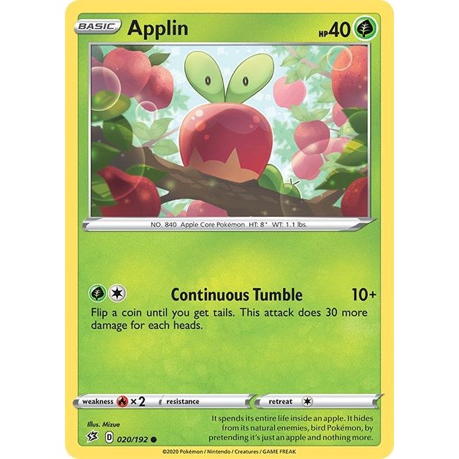 Image for Applin (20) (020/192) (SWSH02) - Pokemon