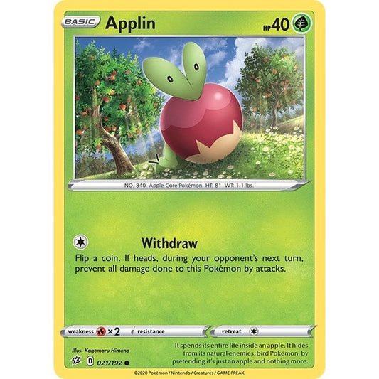 Image for Applin (21) (021/192) (SWSH02) - Pokemon