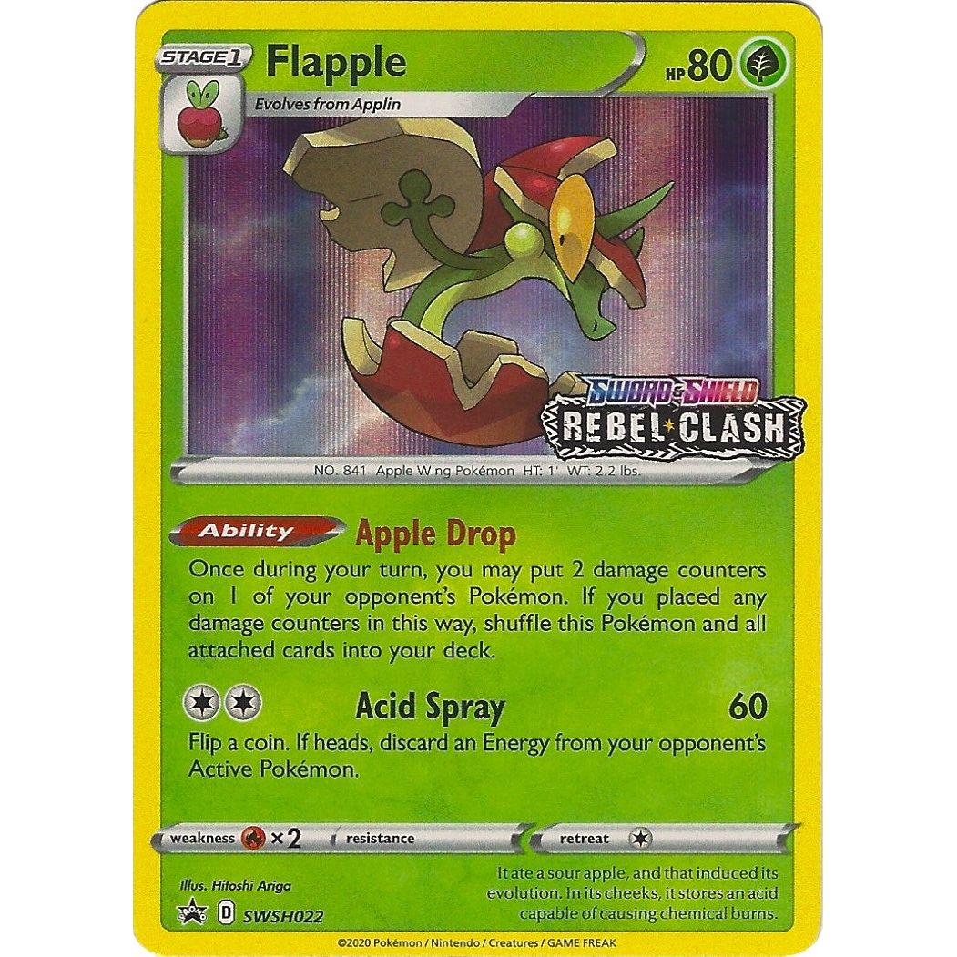 Image for Flapple - SWSH022 (Prerelease) (SWSH022) (SWSD) - Pokemon