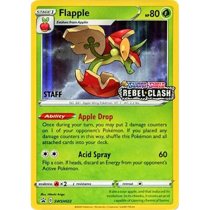 Image for Flapple - SWSH022 (Prerelease) [Staff] (SWSH022) (SWSD) - Pokemon
