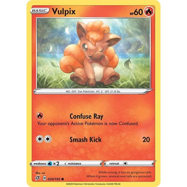 Image for Vulpix (024/192) (SWSH02) - Pokemon