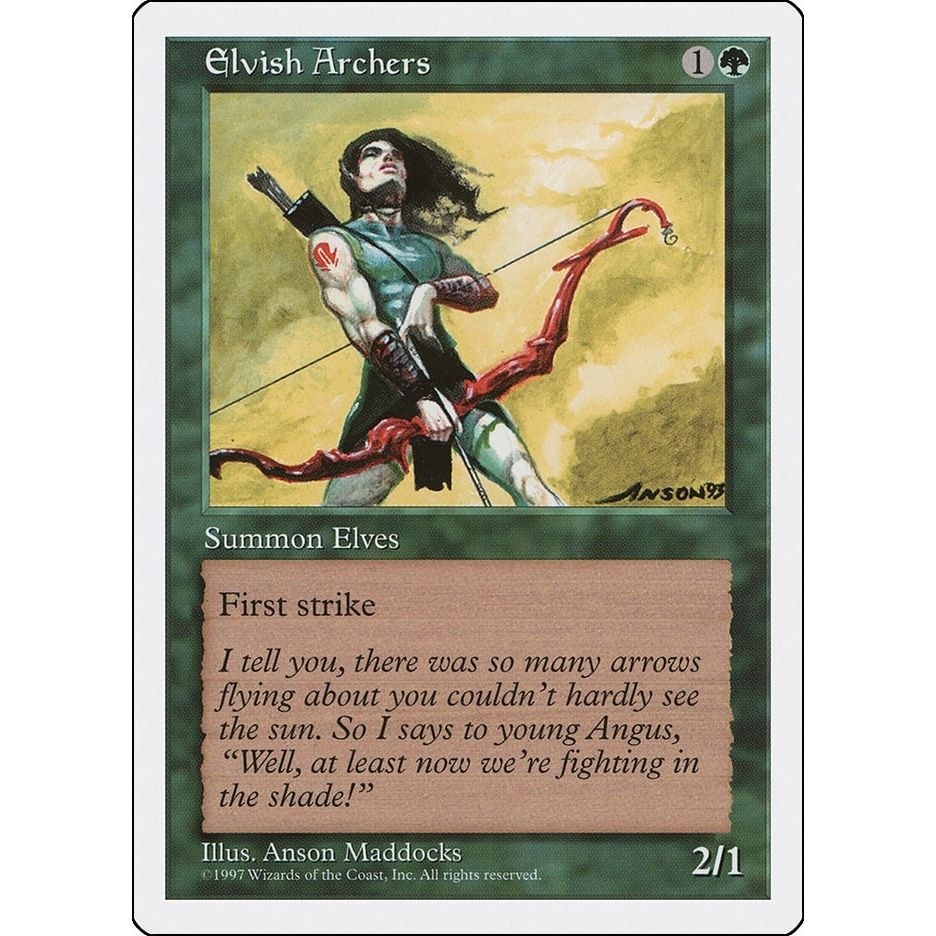 Image for Elvish Archers (5ED) - Magic: The Gathering
