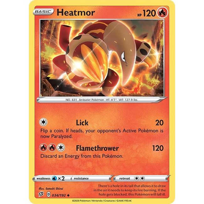 Image for Heatmor (034/192) (SWSH02) - Pokemon