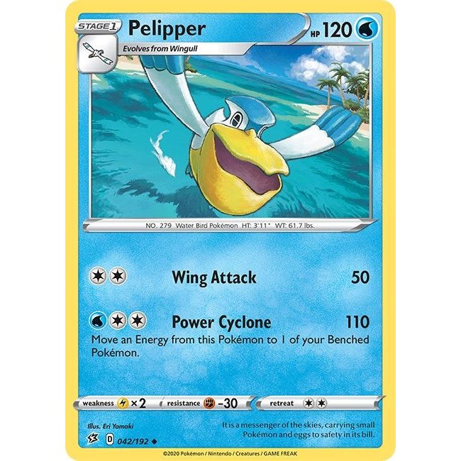 Image for Pelipper (042/192) (SWSH02) - Pokemon