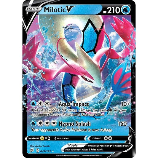 Image for Milotic V (043/192) (SWSH02) - Pokemon
