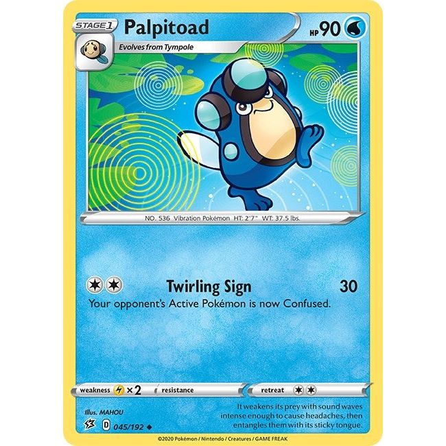 Image for Palpitoad (045/192) (SWSH02) - Pokemon