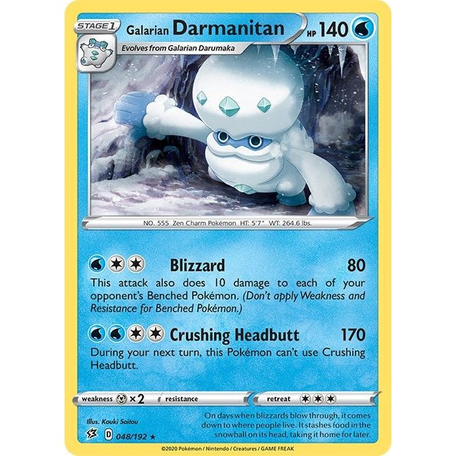 Image for Galarian Darmanitan (048/192) (SWSH02) - Pokemon