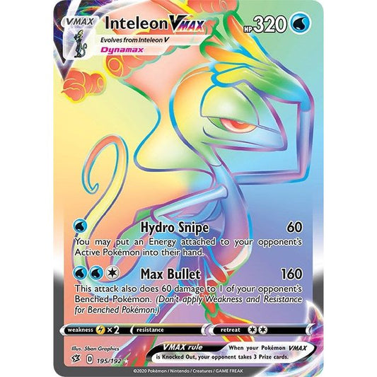 Image for Inteleon VMAX (Secret) (195/192) (SWSH02) - Pokemon