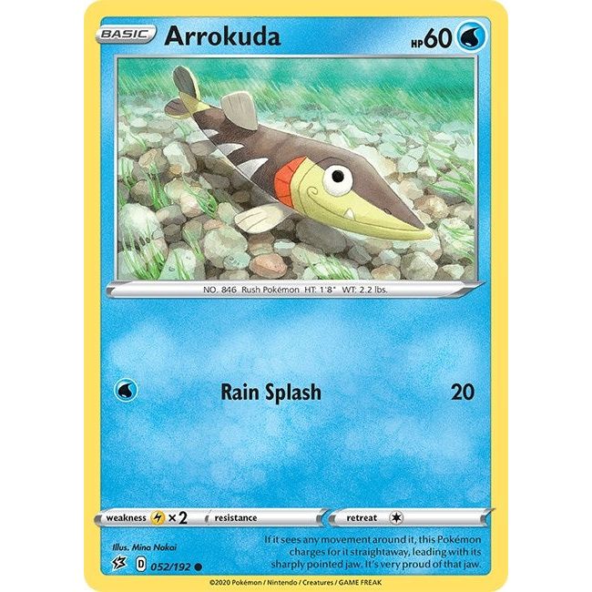 Image for Arrokuda (052/192) (SWSH02) - Pokemon