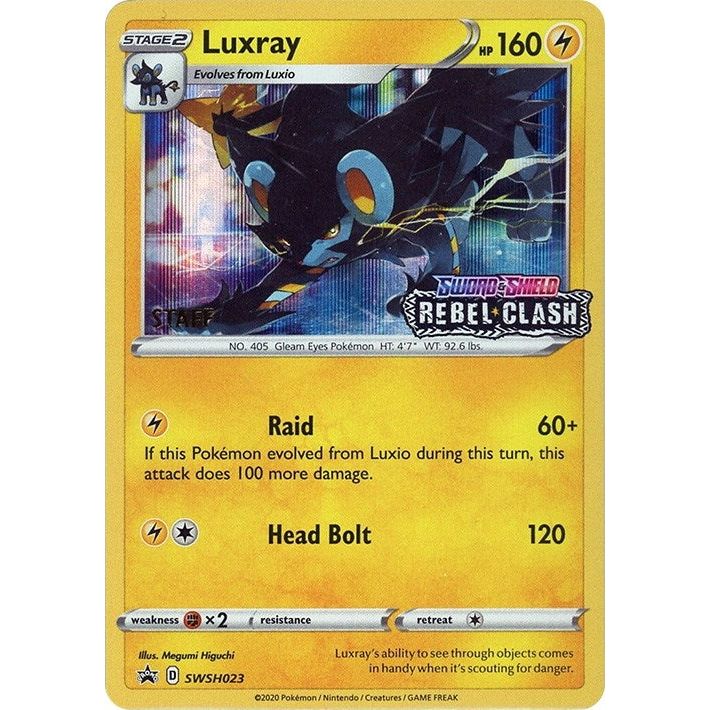 Image for Luxray - SWSH023 (Prerelease) [Staff] (SWSH023) (SWSD) - Pokemon