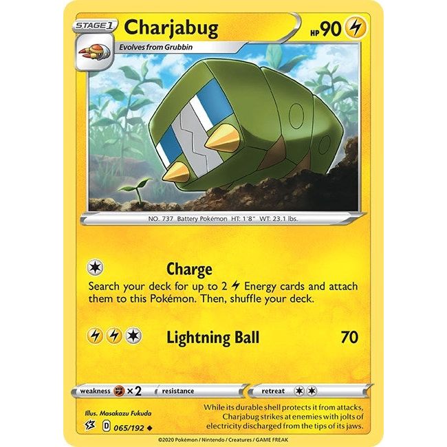 Image for Charjabug (065/192) (SWSH02) - Pokemon